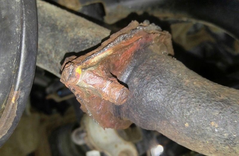 ('09'13) Getting off rusted exhaust bolts/nuts Subaru Forester